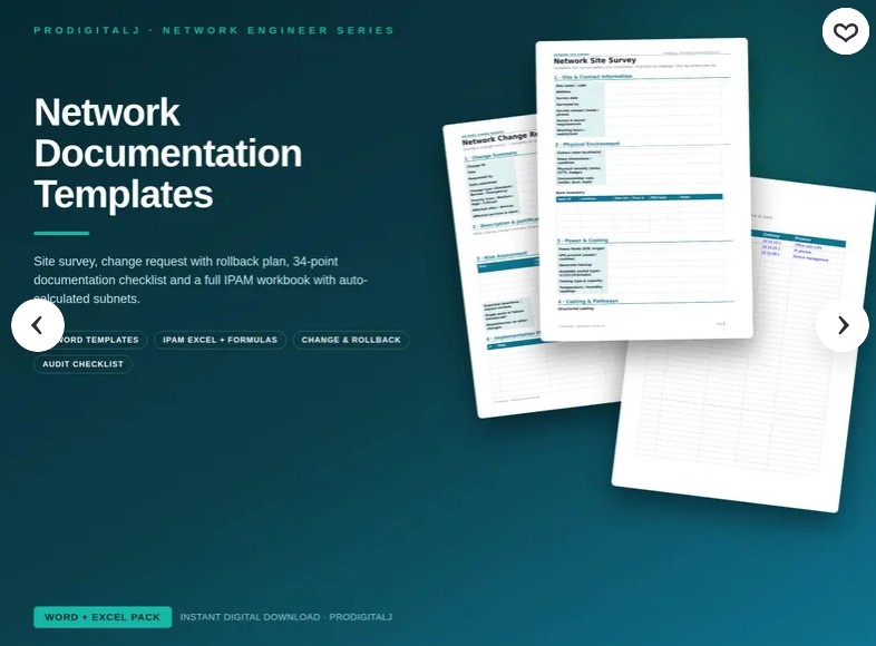 Network Documentation Templates